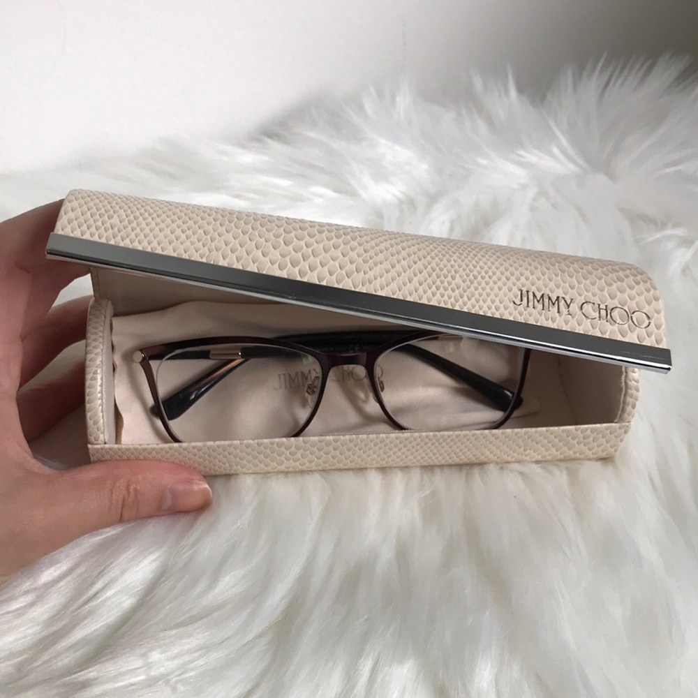 Authentic Jimmy choo bronze eyeglasses - Picture 8 of 8